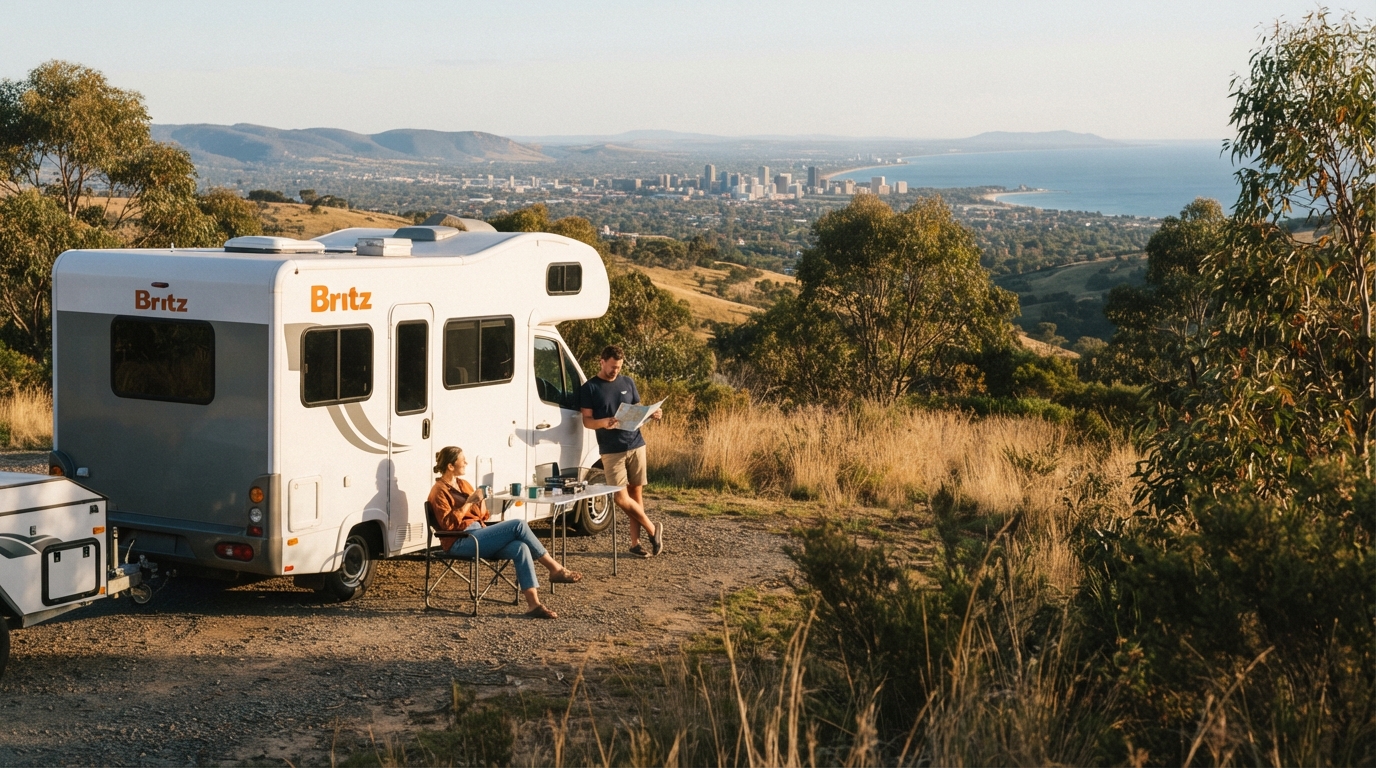 Adelaide to Brisbane - Gem of the Inland and Coast Tour — Adelaide RV road trip landscape