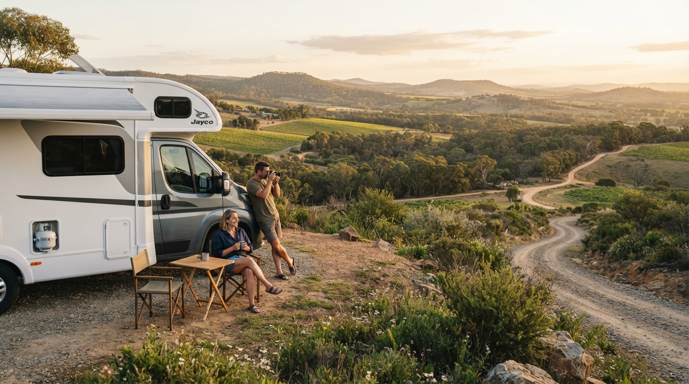 Adelaide to Melbourne - Coastal Wonders and City Lights Tour — Adelaide RV road trip landscape