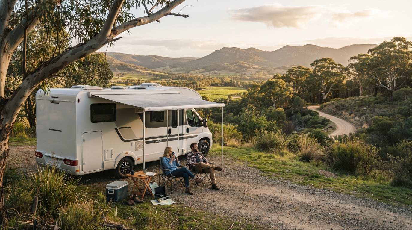 Adelaide to Melbourne - Coastal Wonders and City Lights Tour — Adelaide RV road trip landscape