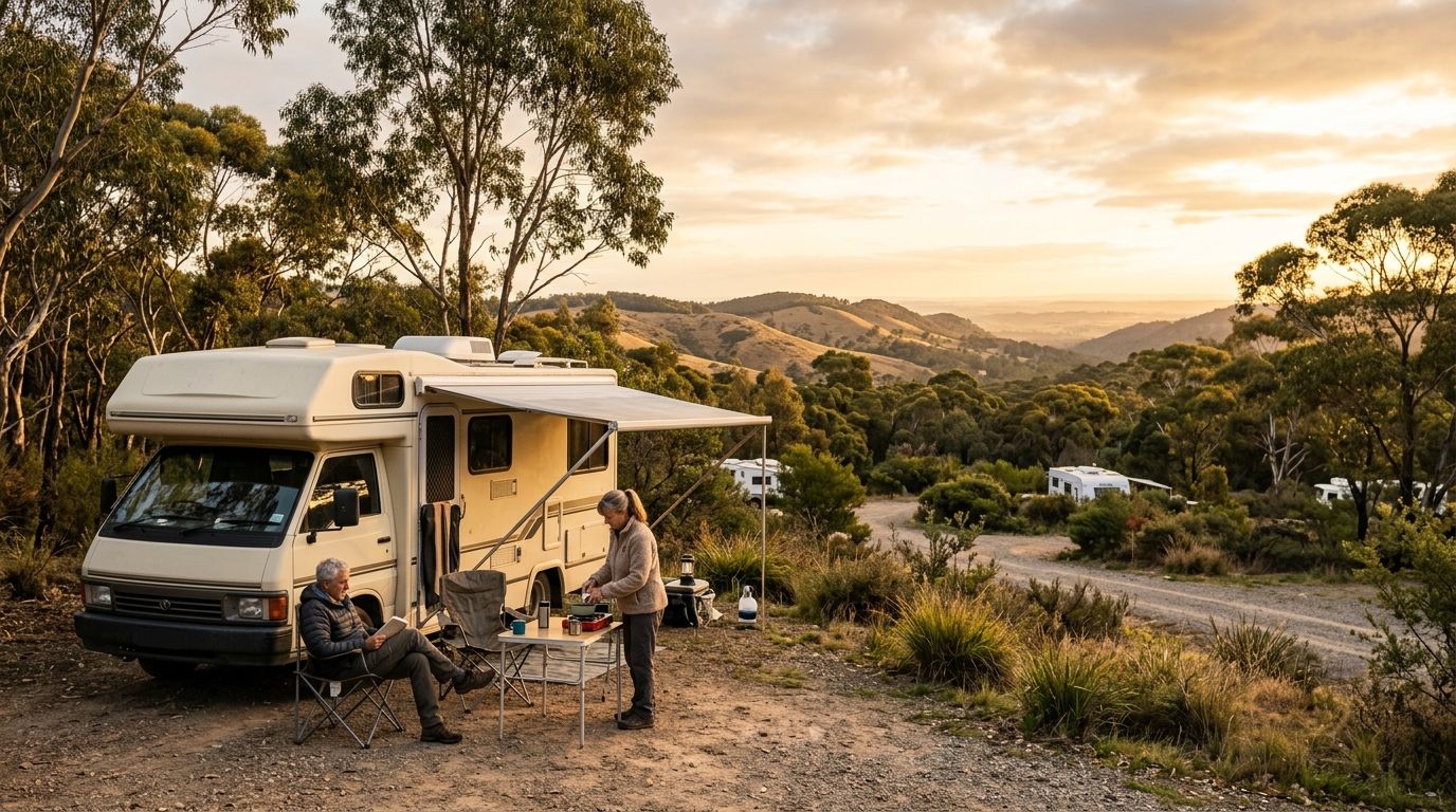 Adelaide 4WD Roundtrip -Off-Road Horizons: A 4X4 Motorhome Adventure from Adelaide — national park landscape
