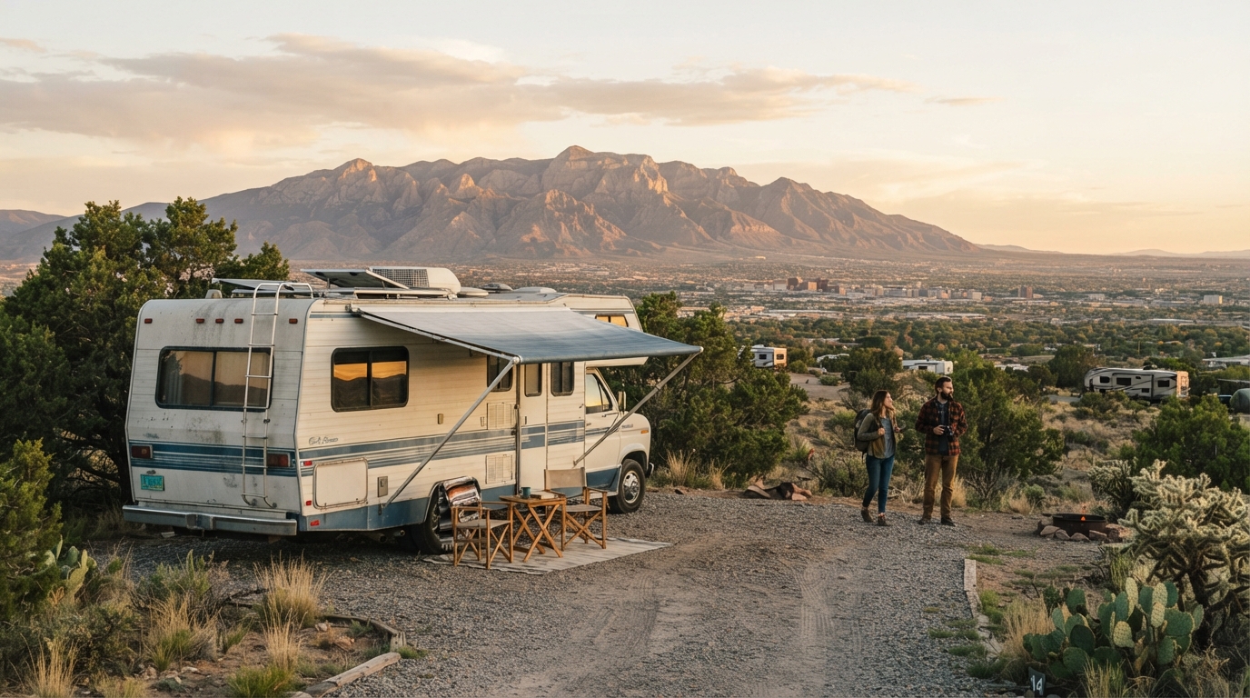 Albuquerque to Charlotte — Albuquerque RV road trip landscape
