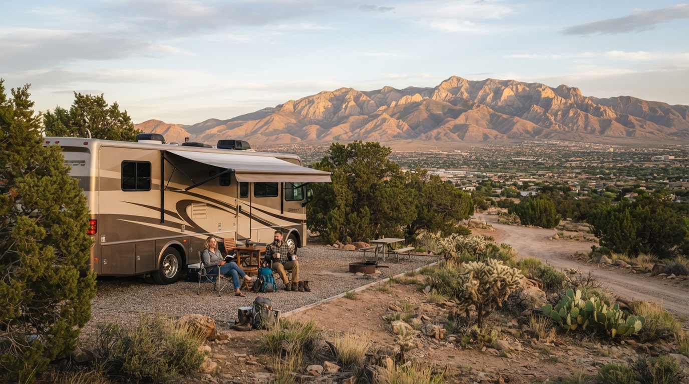 Albuquerque to Los Angeles - The Old Spanish Trail — Albuquerque RV road trip landscape
