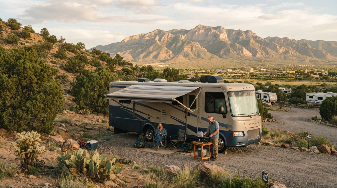 Albuquerque Roundtrip - North West Desert Motorhome Itinerary — Albuquerque RV road trip landscape