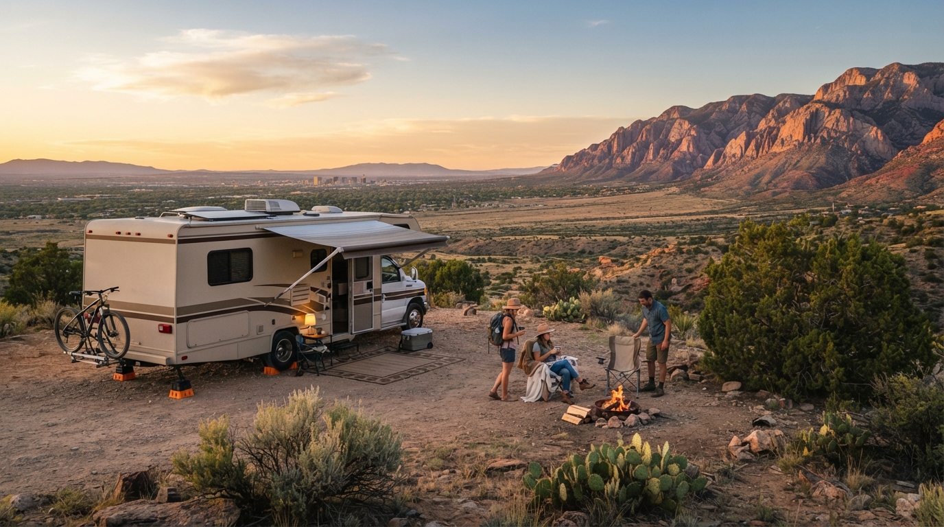 Albuquerque Roundtrip - The Best of New Mexico — Albuquerque RV road trip landscape