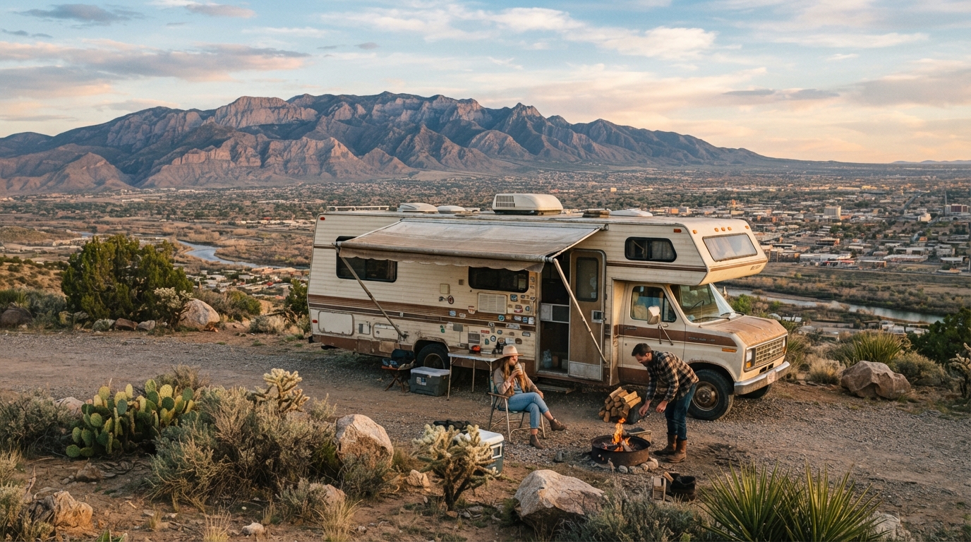 Albuquerque to Atlanta — Albuquerque RV road trip landscape