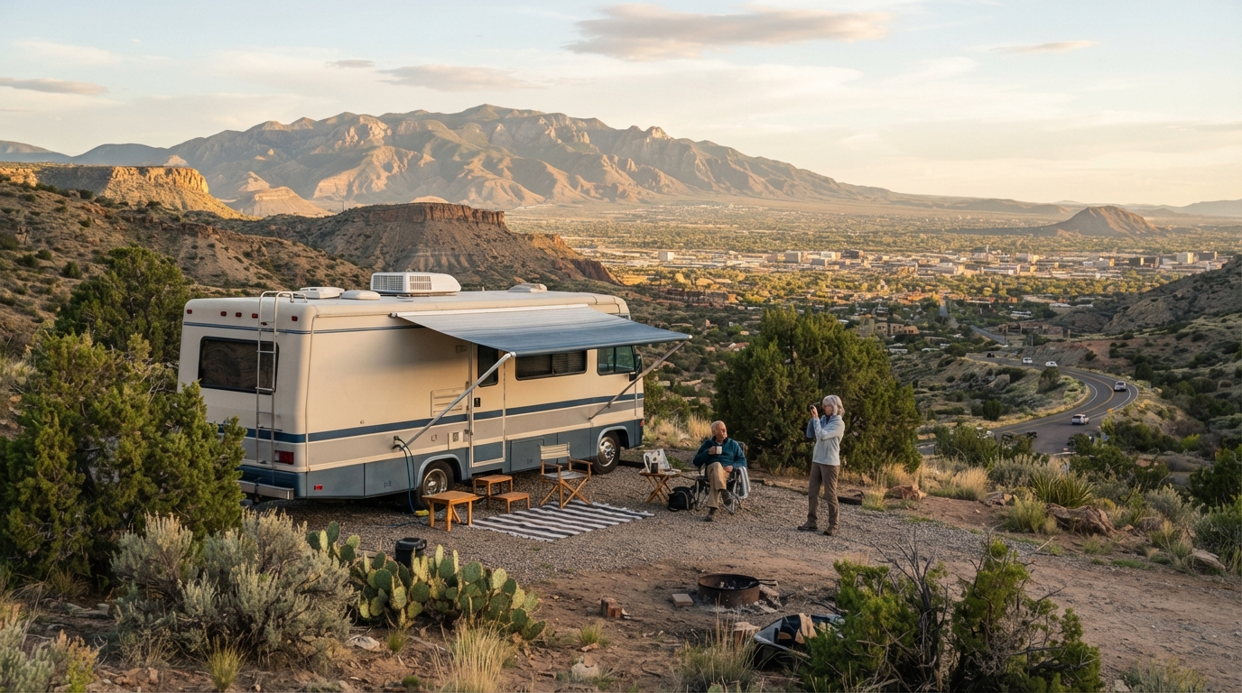 Albuquerque to Las Vegas — Albuquerque RV road trip landscape
