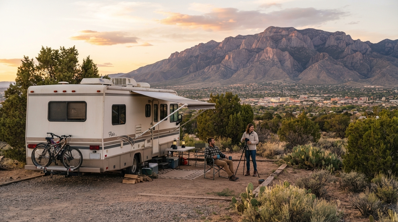 Albuquerque Roundtrip - Southwest Desert Motorhome Itinerary — Albuquerque scenic landscape