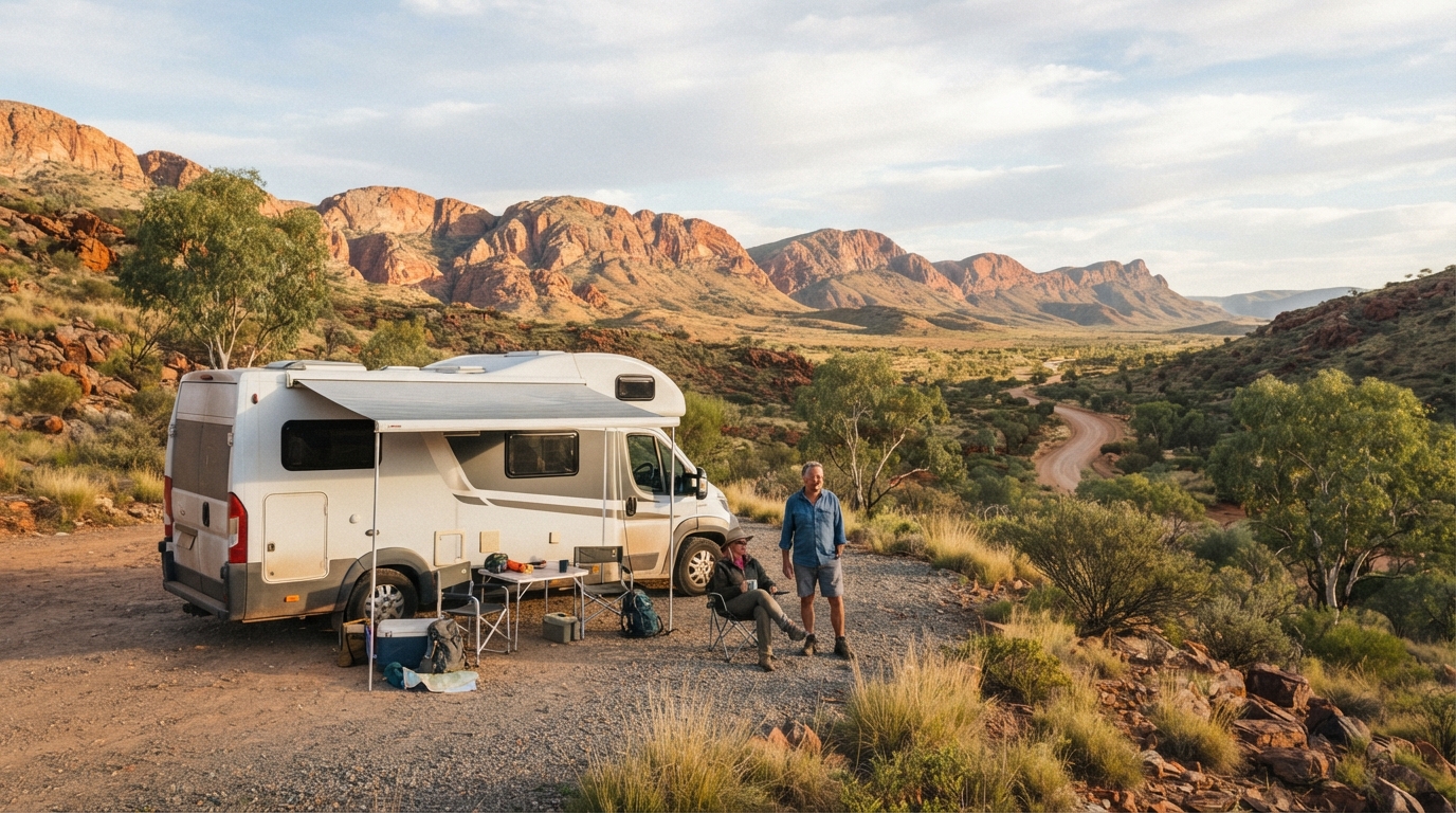 Alice springs to Broome - — Alice Springs RV road trip landscape