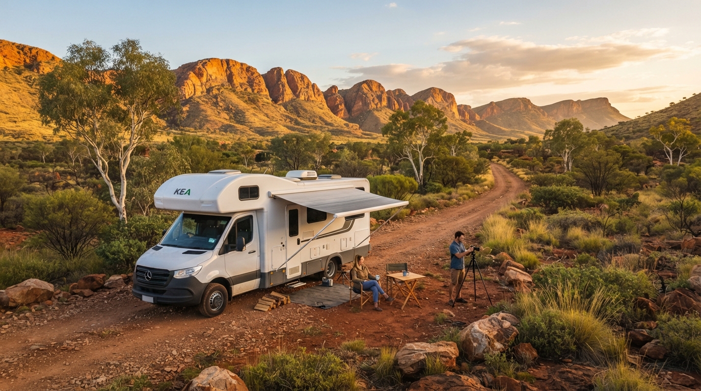 Alice Springs Round trip - The Heart of Australia Route — Alice Springs scenic landscape