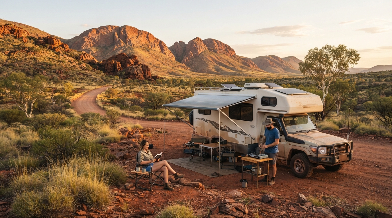 Alice springs Roundtrip - The Red Centre Family Explorer — Alice Springs scenic landscape