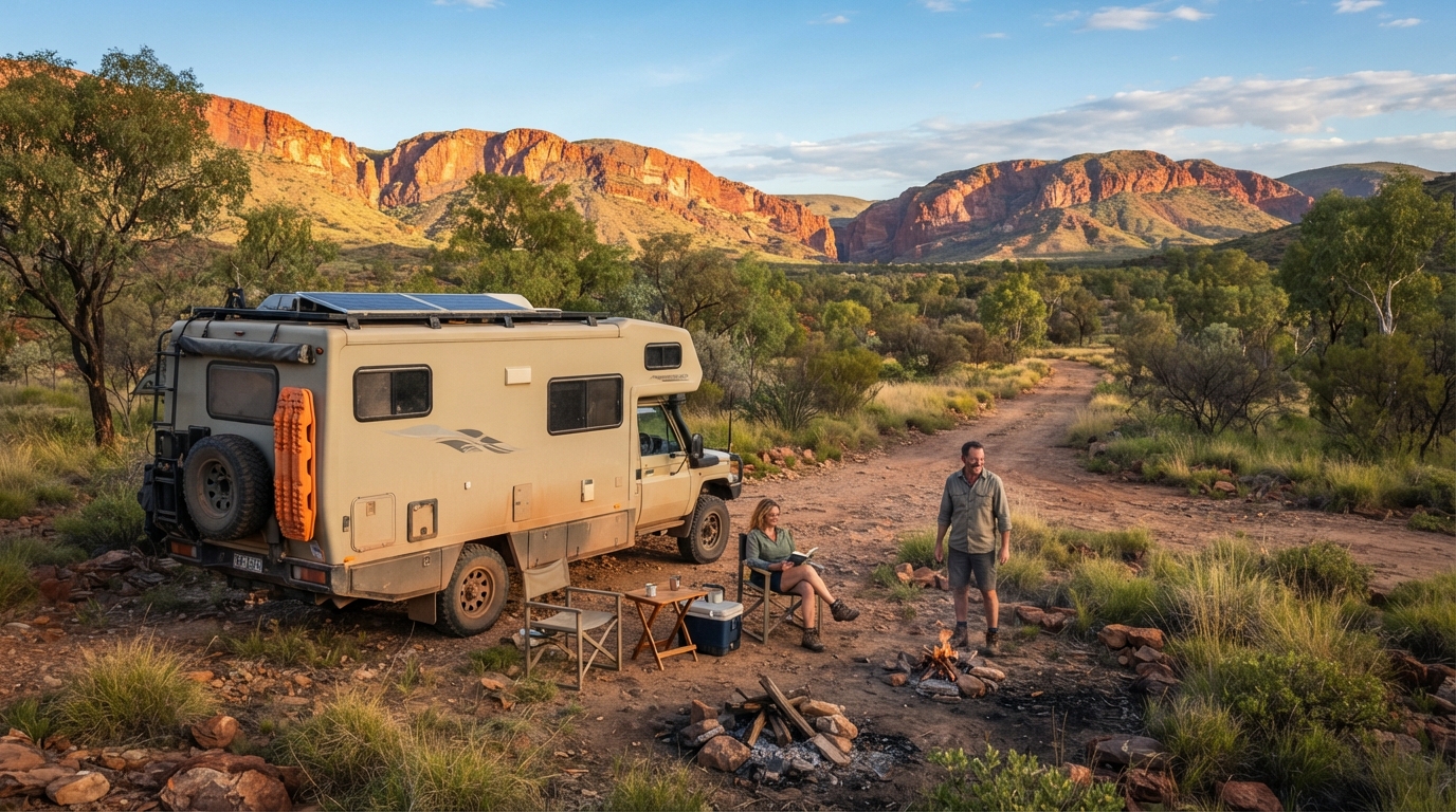 Alice Springs Round trip - The Heart of Australia Route — national park landscape