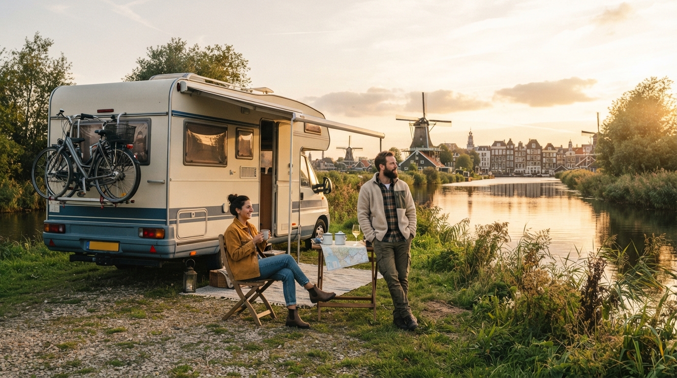 Amsterdam Roundtrip - The Epic Dutch Masterpiece Loop — Amsterdam RV road trip landscape