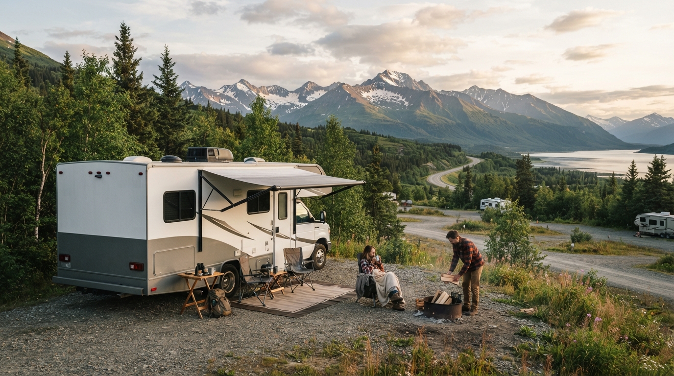 Anchorage Round Trip - Alaska-Yukon Discovery Trail — Anchorage RV road trip landscape