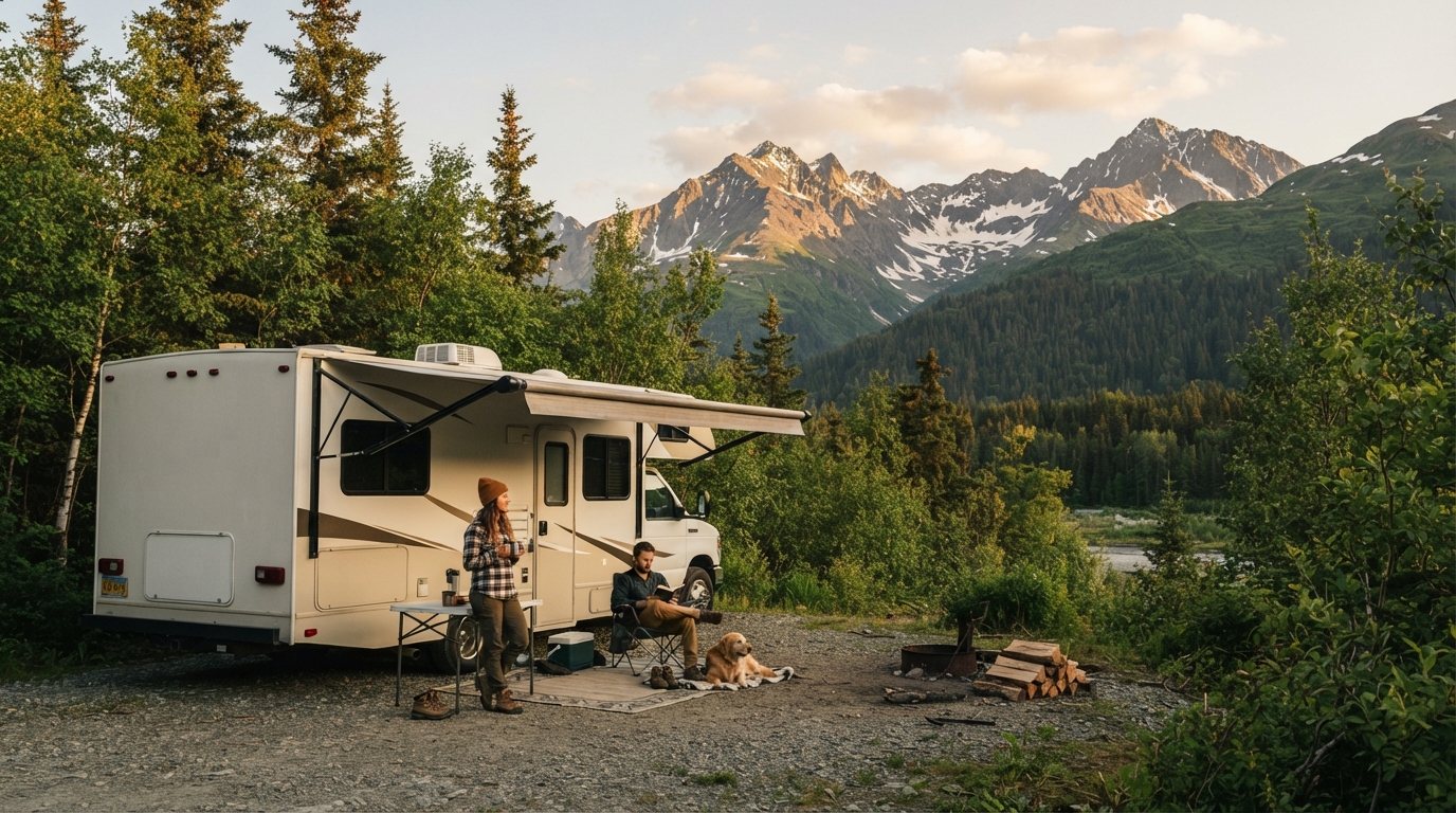 Anchorage Round trip - Grand Alaska Loop — Anchorage RV road trip landscape
