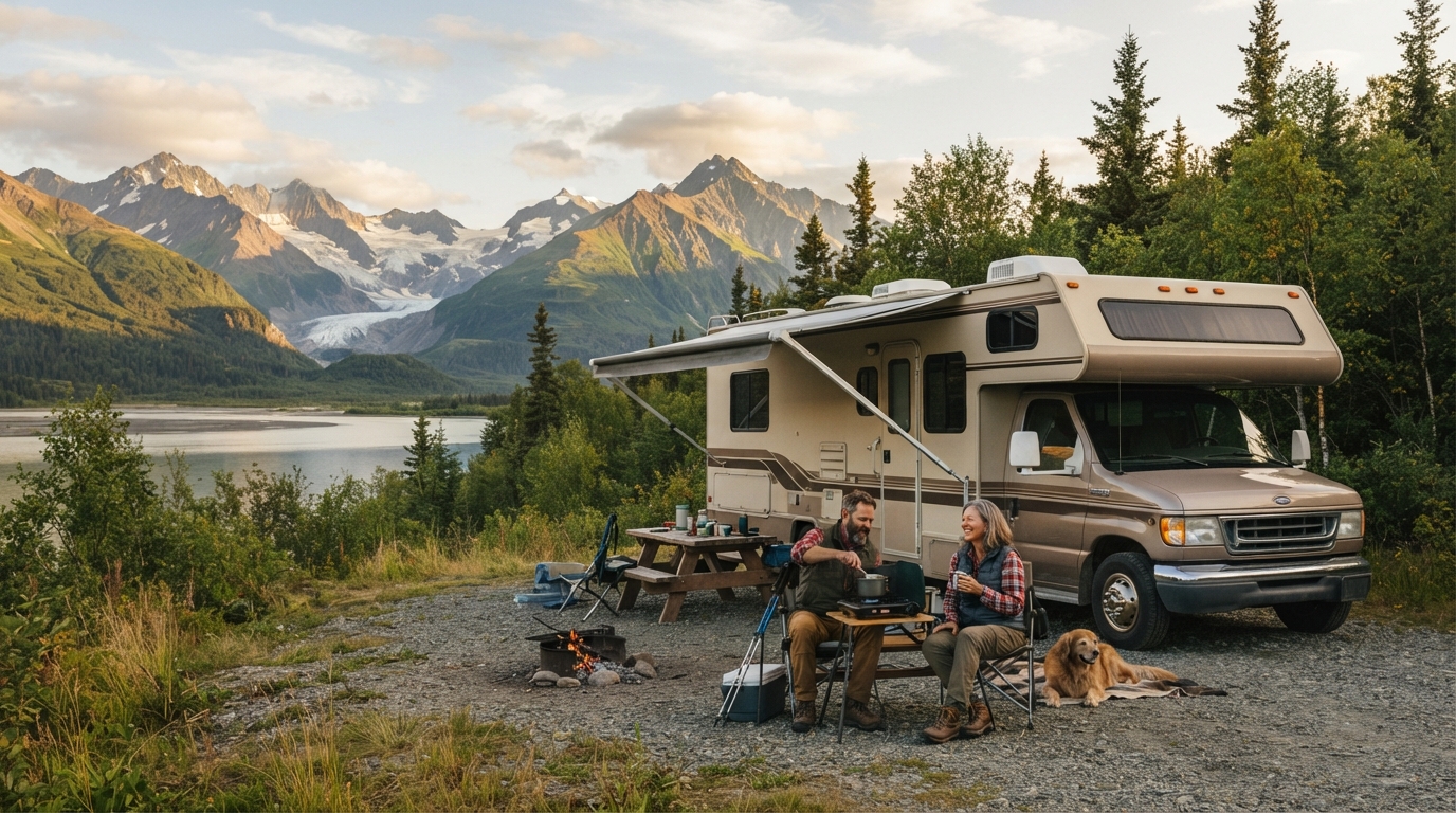 Anchorage Roundtrip Heading North - The Great Alaskan Wilderness Road Trip — Anchorage RV road trip landscape