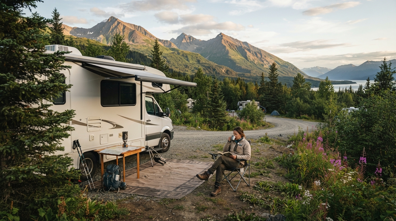 Anchorage Roundtrip Heading North - The Great Alaskan Wilderness Road Trip — national park landscape