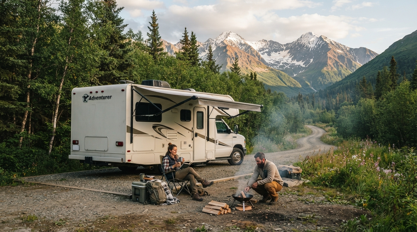 Anchorage Roundtrip Heading North - The Great Alaskan Wilderness Road Trip — national park landscape