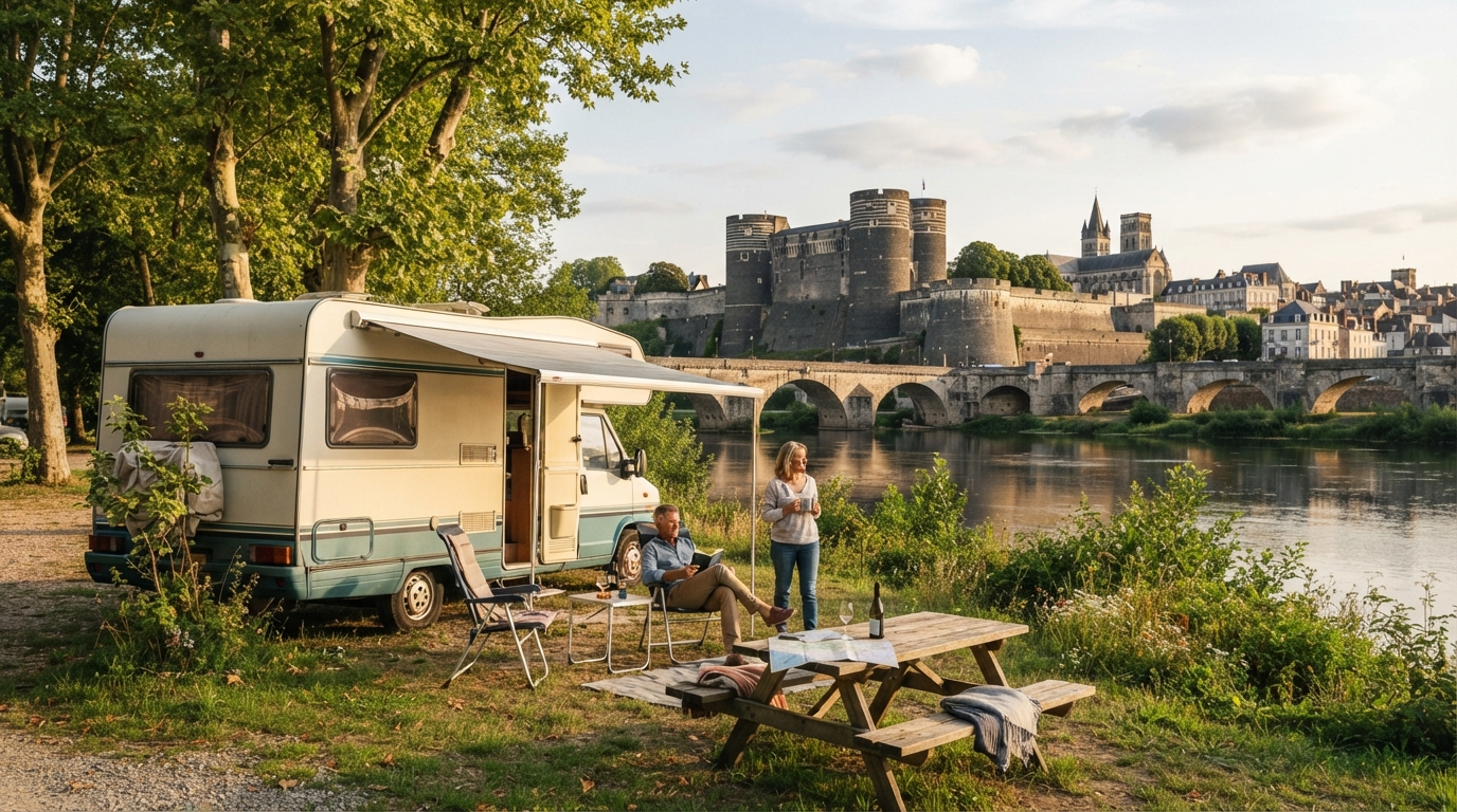 Angers Round Trip - Châteaux and Coastal Charms — Angers RV road trip landscape