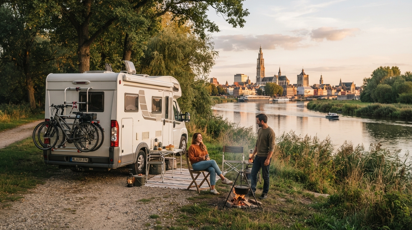 Antwerp Round Trip - From Waterloo to Bruges The Ultimate Belgian Heritage — Antwerpen RV road trip landscape