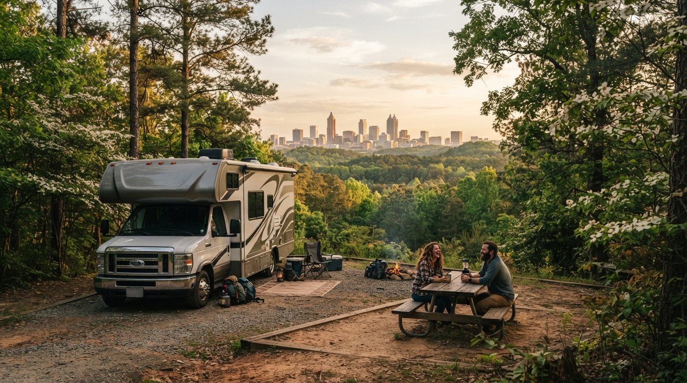 Atlanta to Seattle - From Southern Charm to Pacific Majesty — Atlanta RV road trip landscape