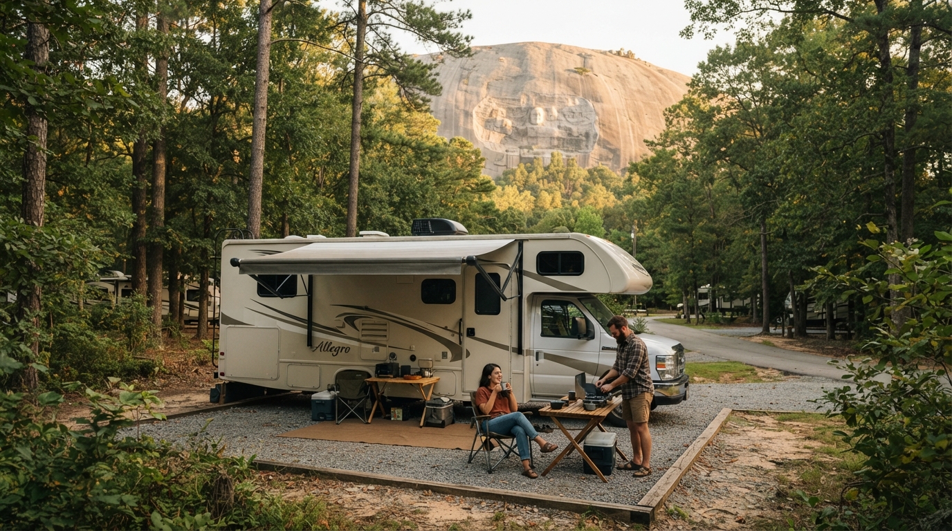 Atlanta to San Francisco — Atlanta RV road trip landscape