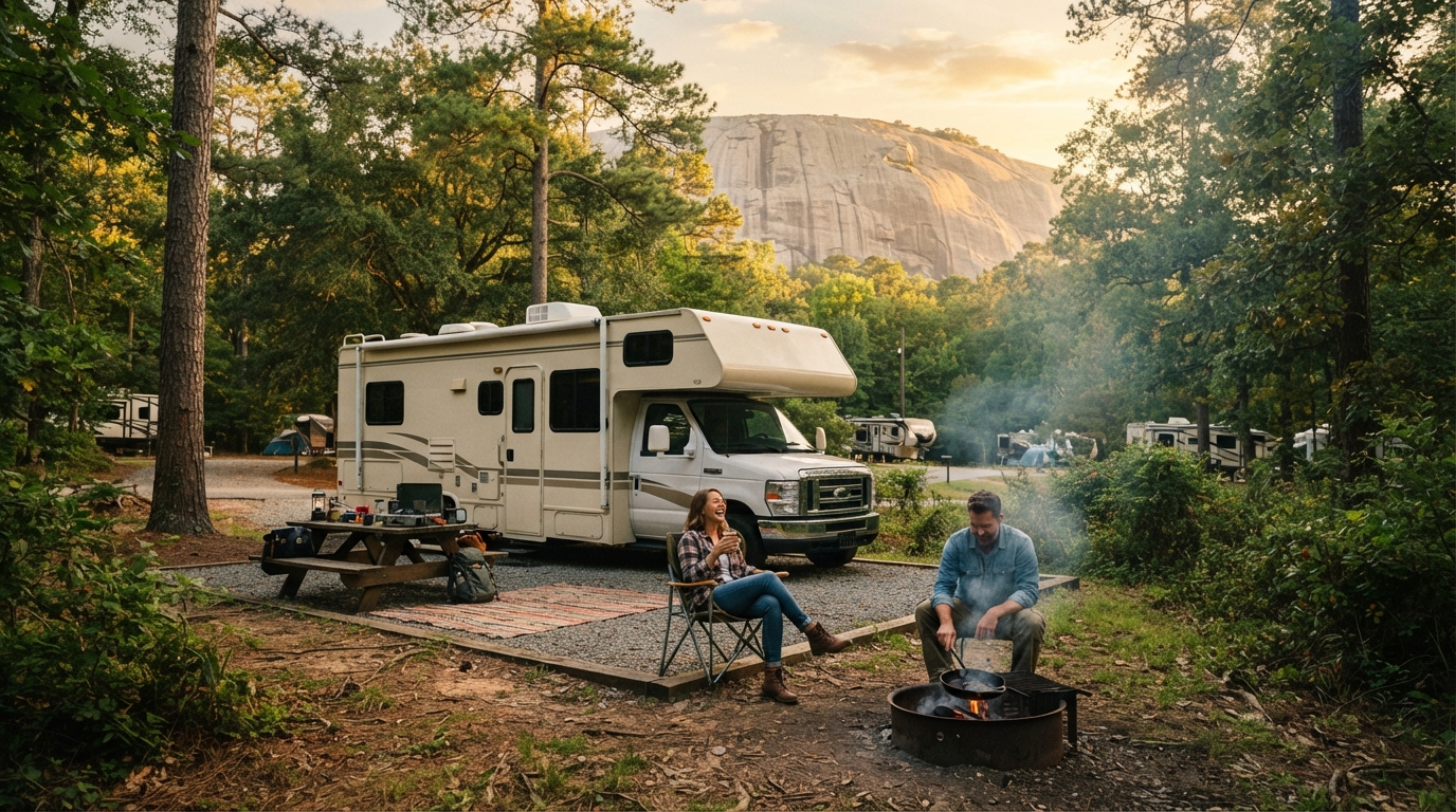 Atlanta to Houston — Atlanta RV road trip landscape