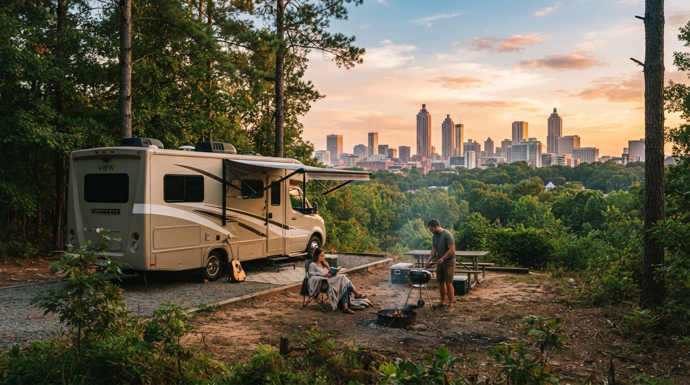 Atlanta to Portland - Southern Grooves to Pacific Peaks — Atlanta RV road trip landscape