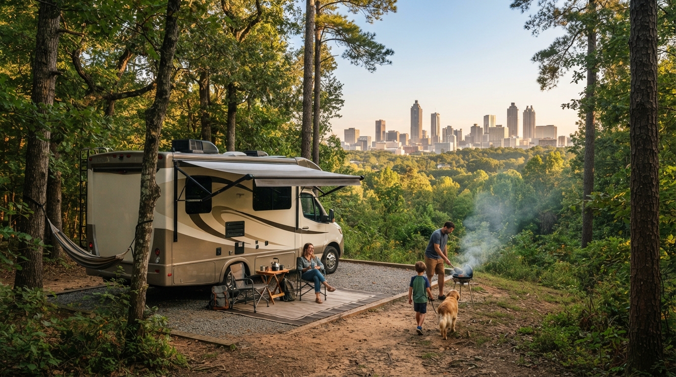Atlanta to Dallas — Atlanta RV road trip landscape