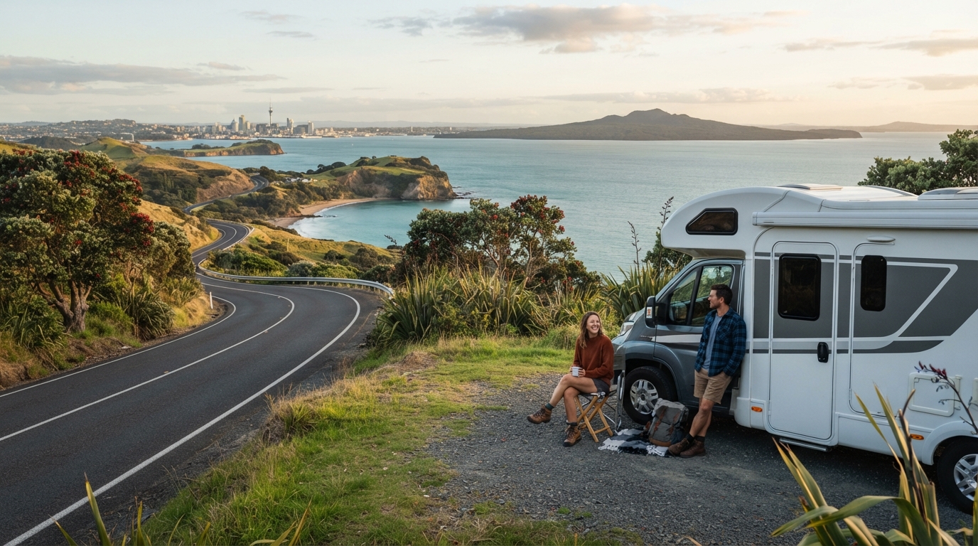 Auckland Roundtrip - Northern Island — Auckland RV road trip landscape