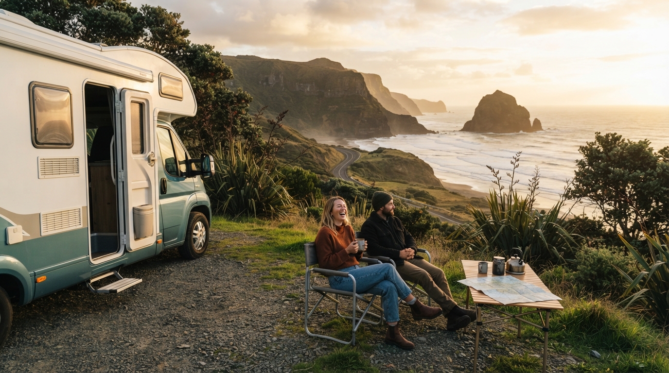 Auckland to Christchurch - Comprehensive New Zealand — Auckland RV road trip landscape