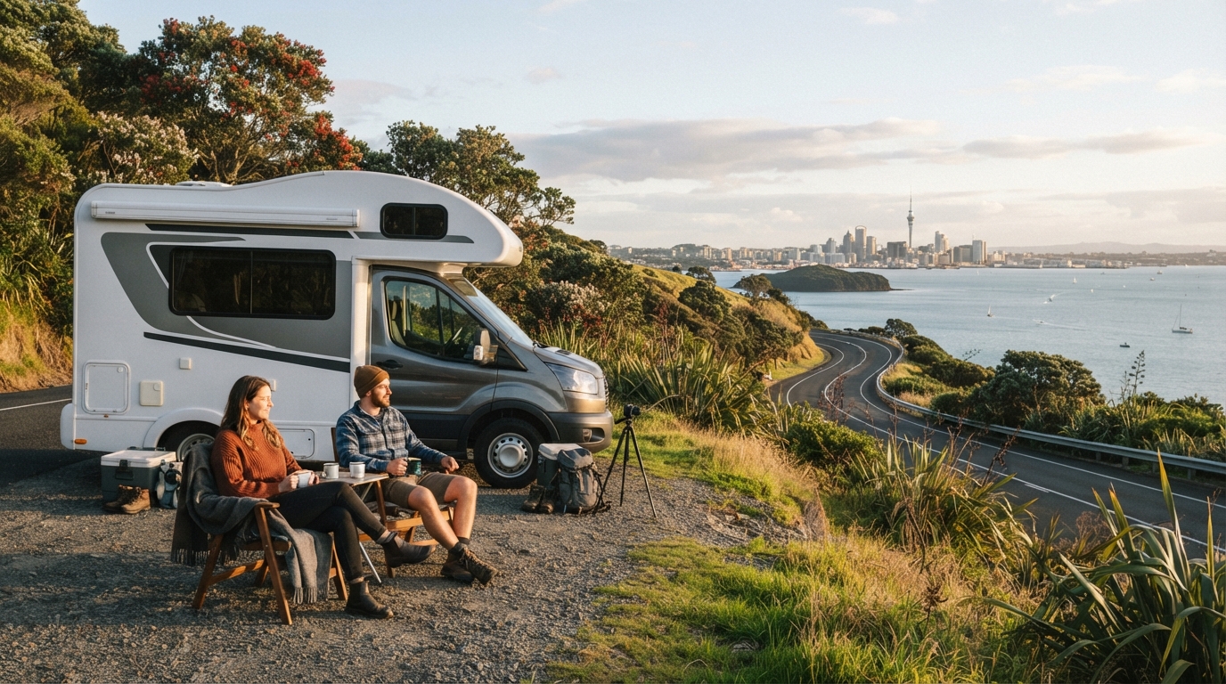 Auckland to Christchurch - Hobbiton, Ferries, and Alpine Crossings — Auckland RV road trip landscape