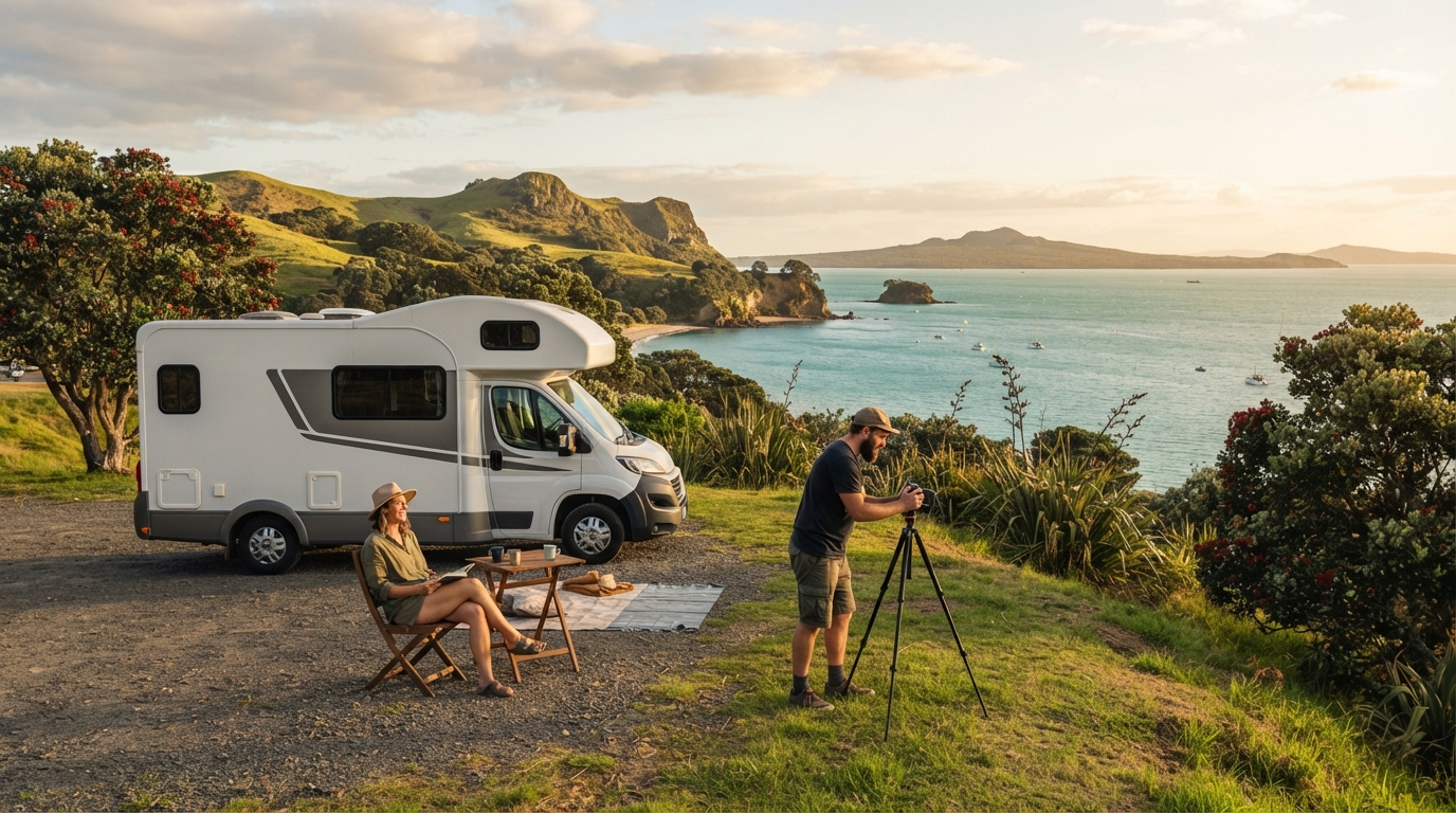 Auckland Roundtrip - Central and southern North Island — Auckland RV road trip landscape