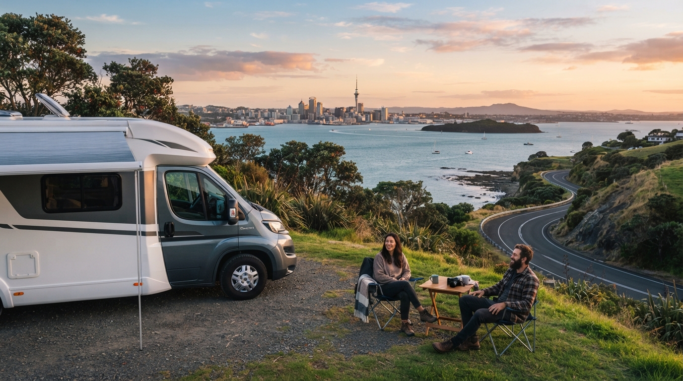 Auckland to Queenstown - Kiwi Adventure — Auckland RV road trip landscape