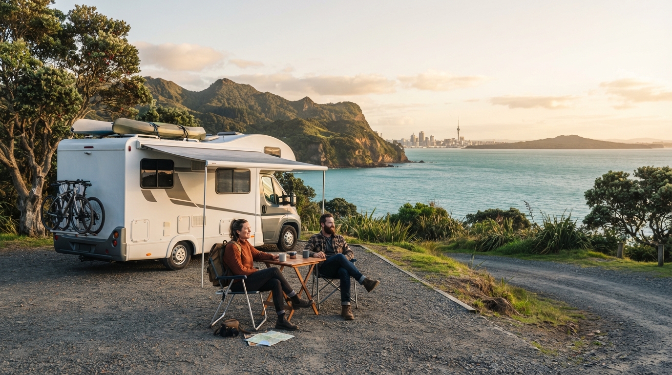 Auckland to Christchurch - Kiwi Road Trip From City Lights to Alpine Heights — Auckland RV road trip landscape