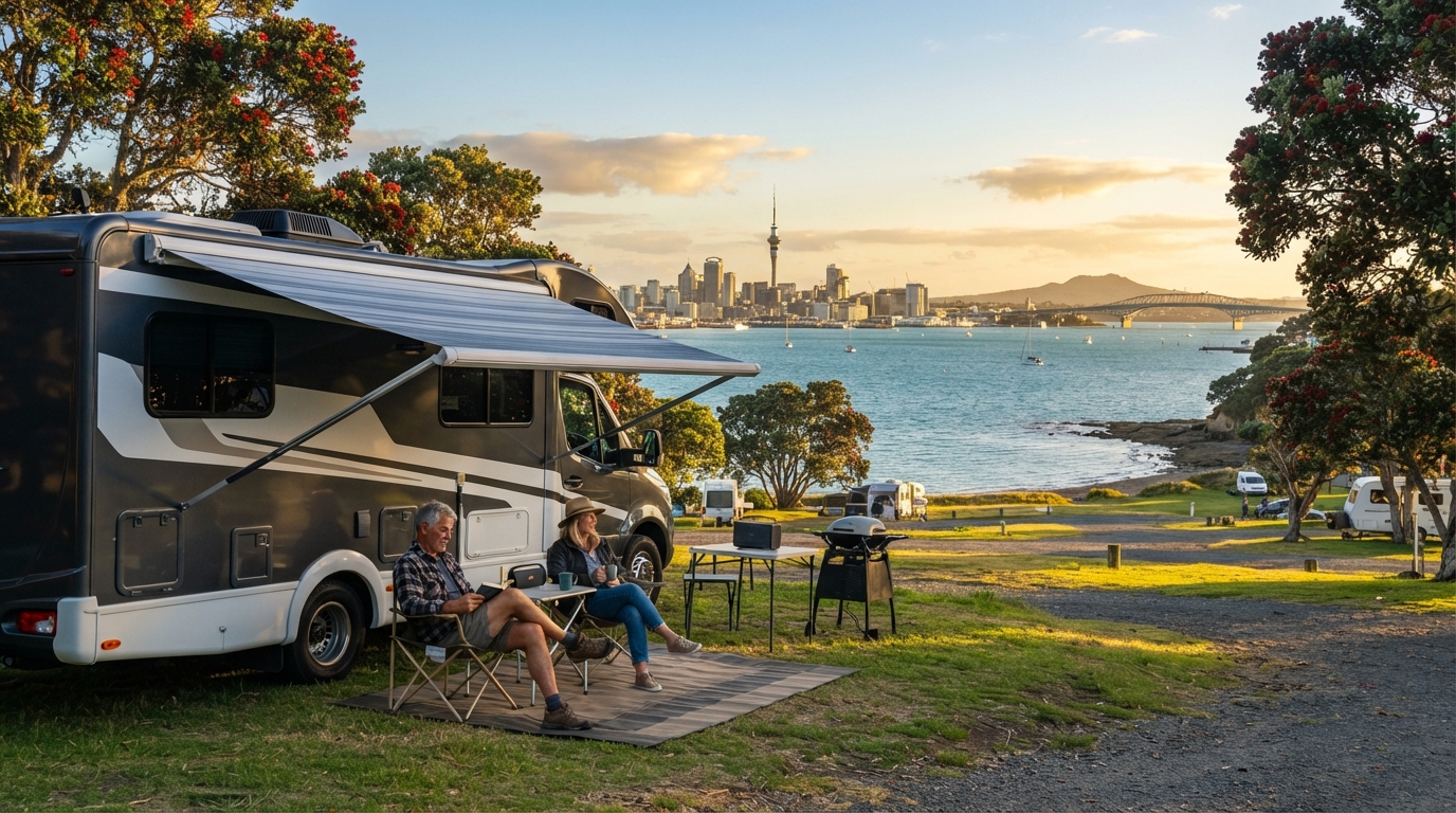 Auckland Roundtrip - Central and southern North Island — Auckland scenic landscape