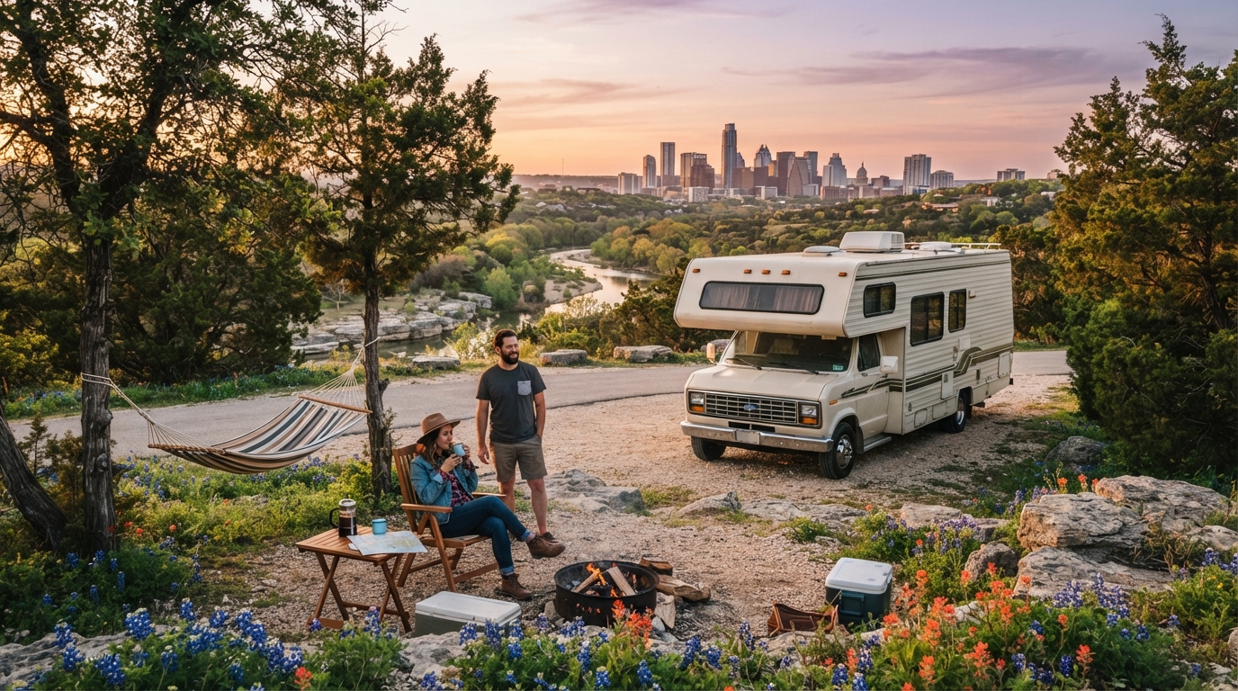 Austin to Seattle — Austin RV road trip landscape