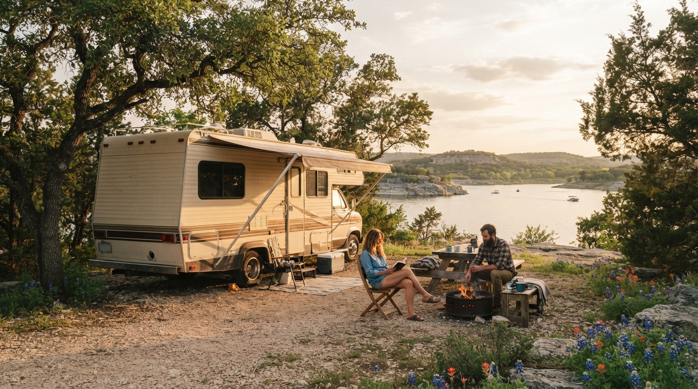 Austin to Minneapolis — Austin RV road trip landscape