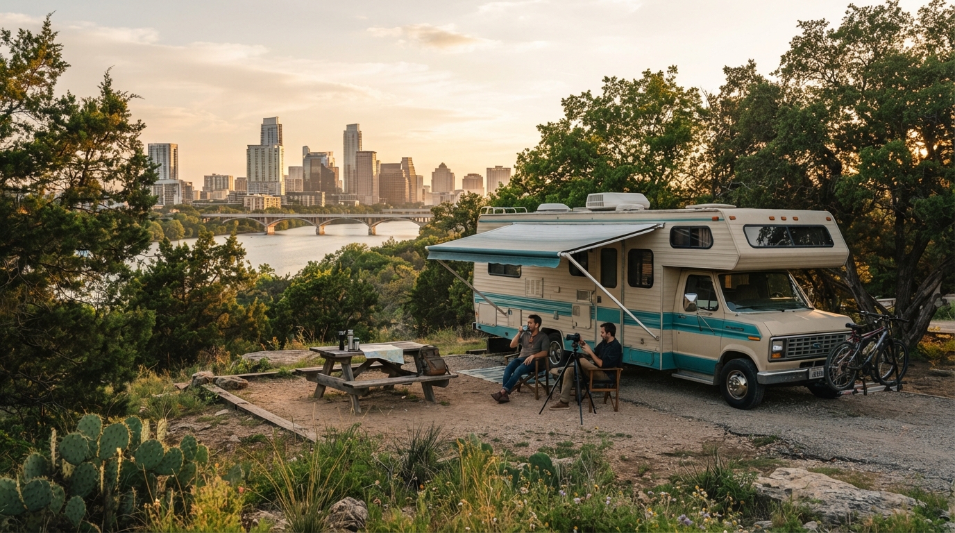 Austin to Charlotte — Austin RV road trip landscape