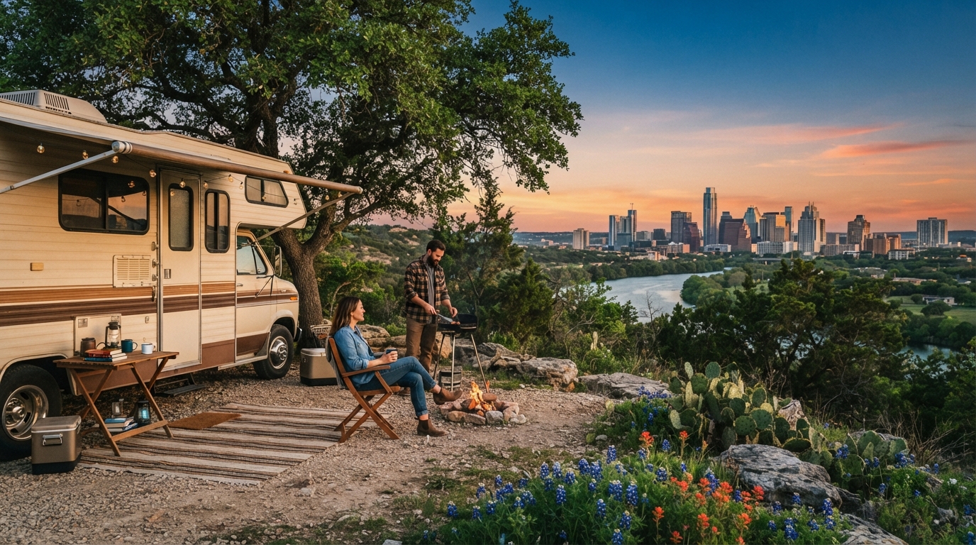 Austin to Miami — Austin RV road trip landscape