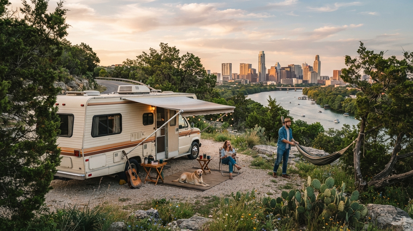 Austin to San Francisco - Roaming the Western Wonders — Austin RV road trip landscape