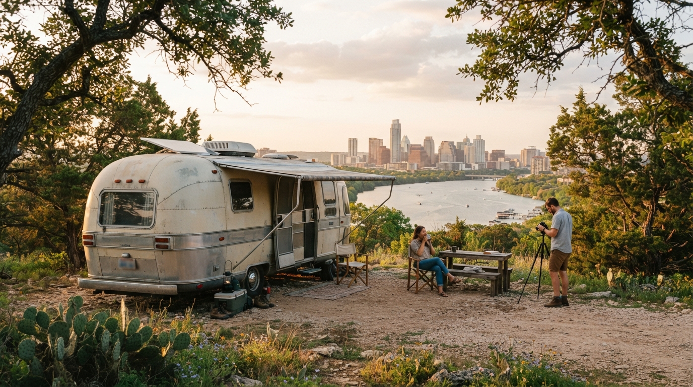 Austin to Boston — Austin RV road trip landscape