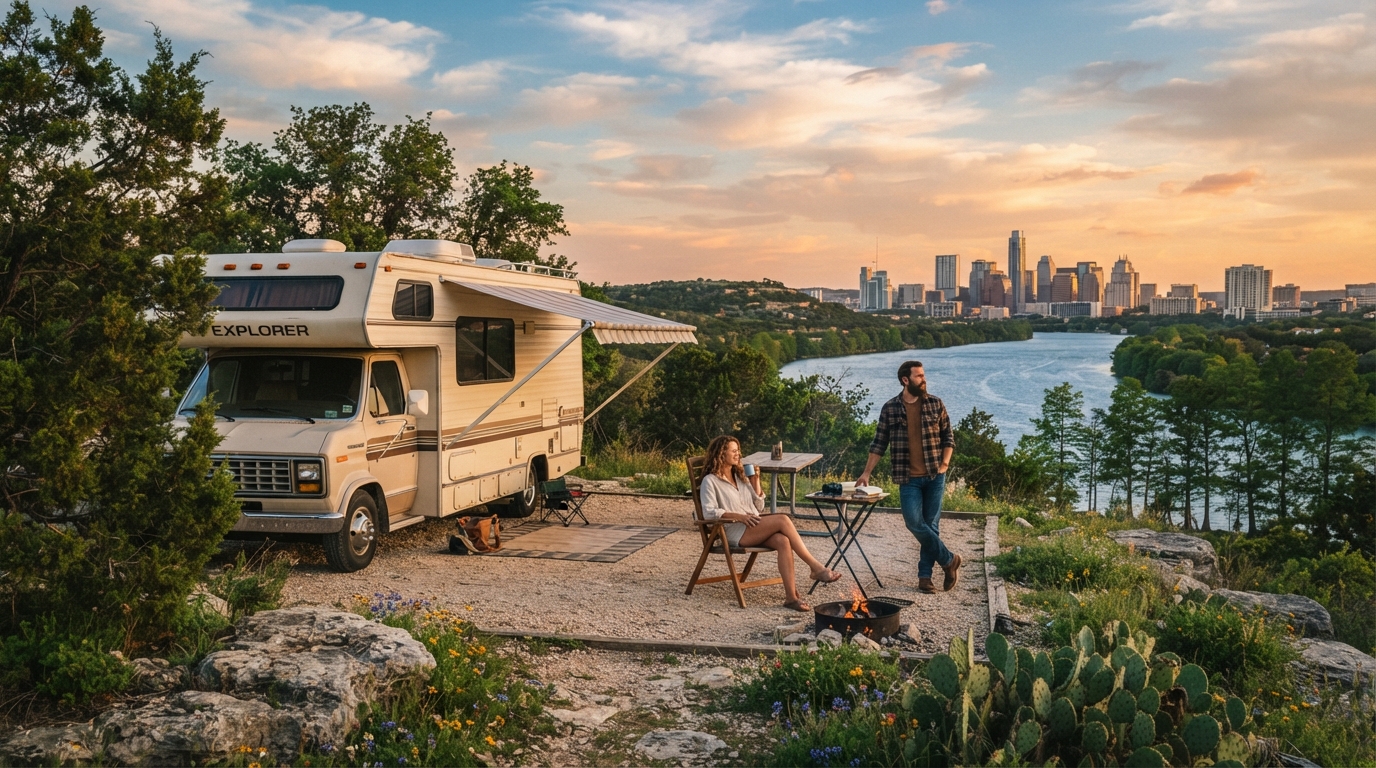 Austin Roundtrip - 21-day Texas RV route — Austin scenic landscape