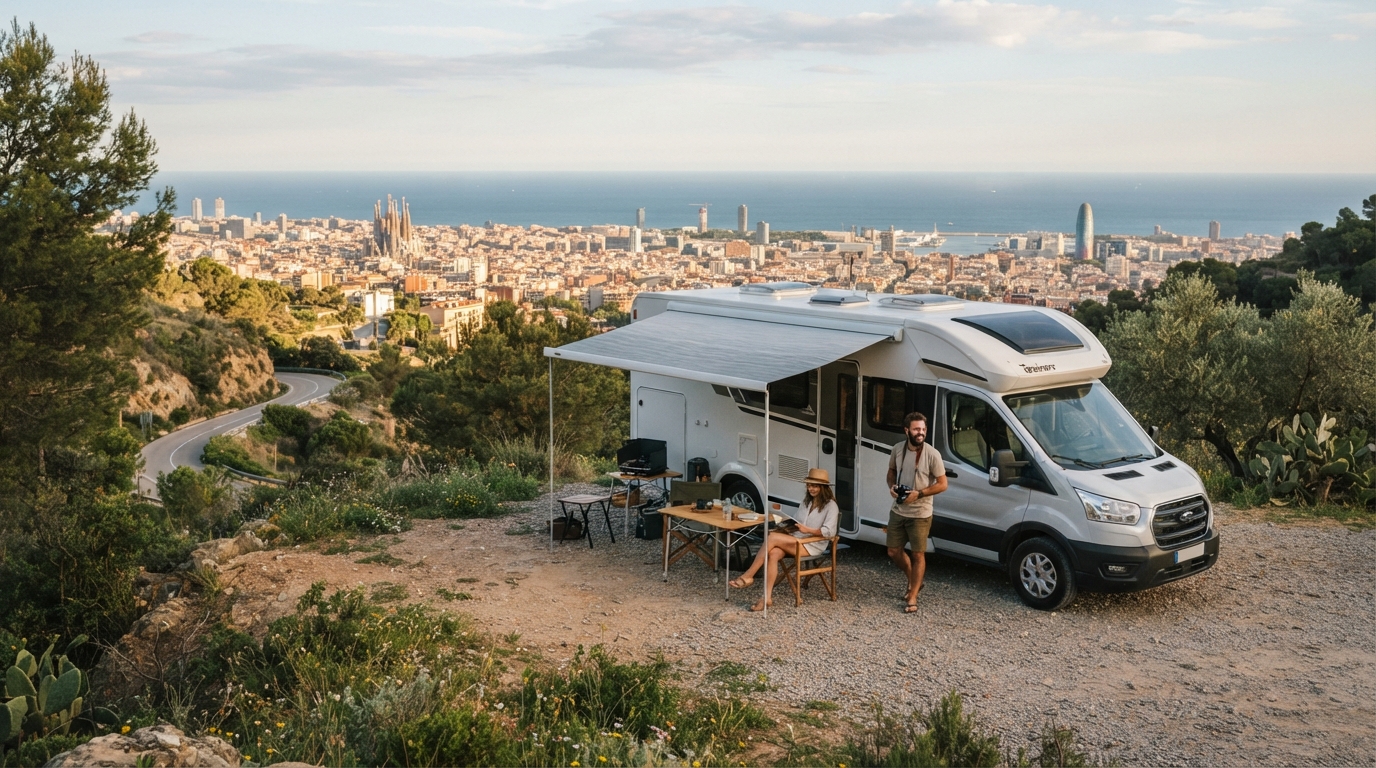 Barcelona Roundtrip - South - Costa Brava — Barcelona RV road trip landscape