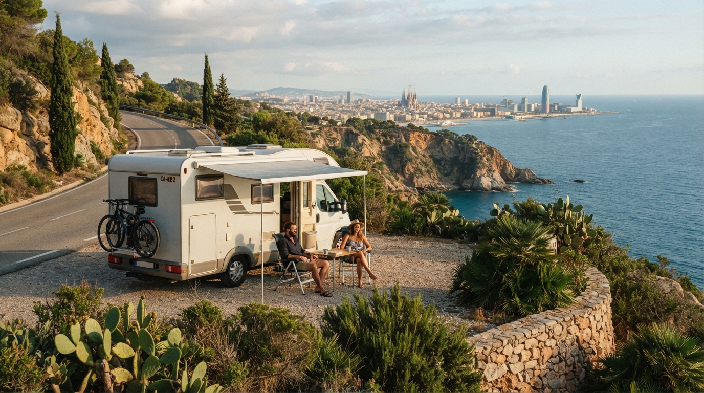 Barcelona Roundtrip - South - Costa Brava Short — Barcelona RV road trip landscape