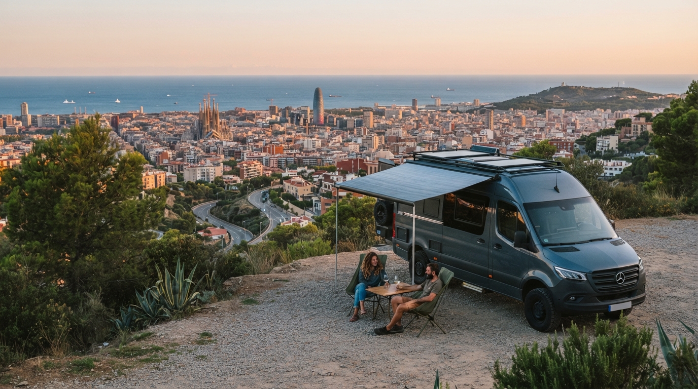 Barcelona Roundtrip - South - Costa Brava Short — Barcelona scenic landscape