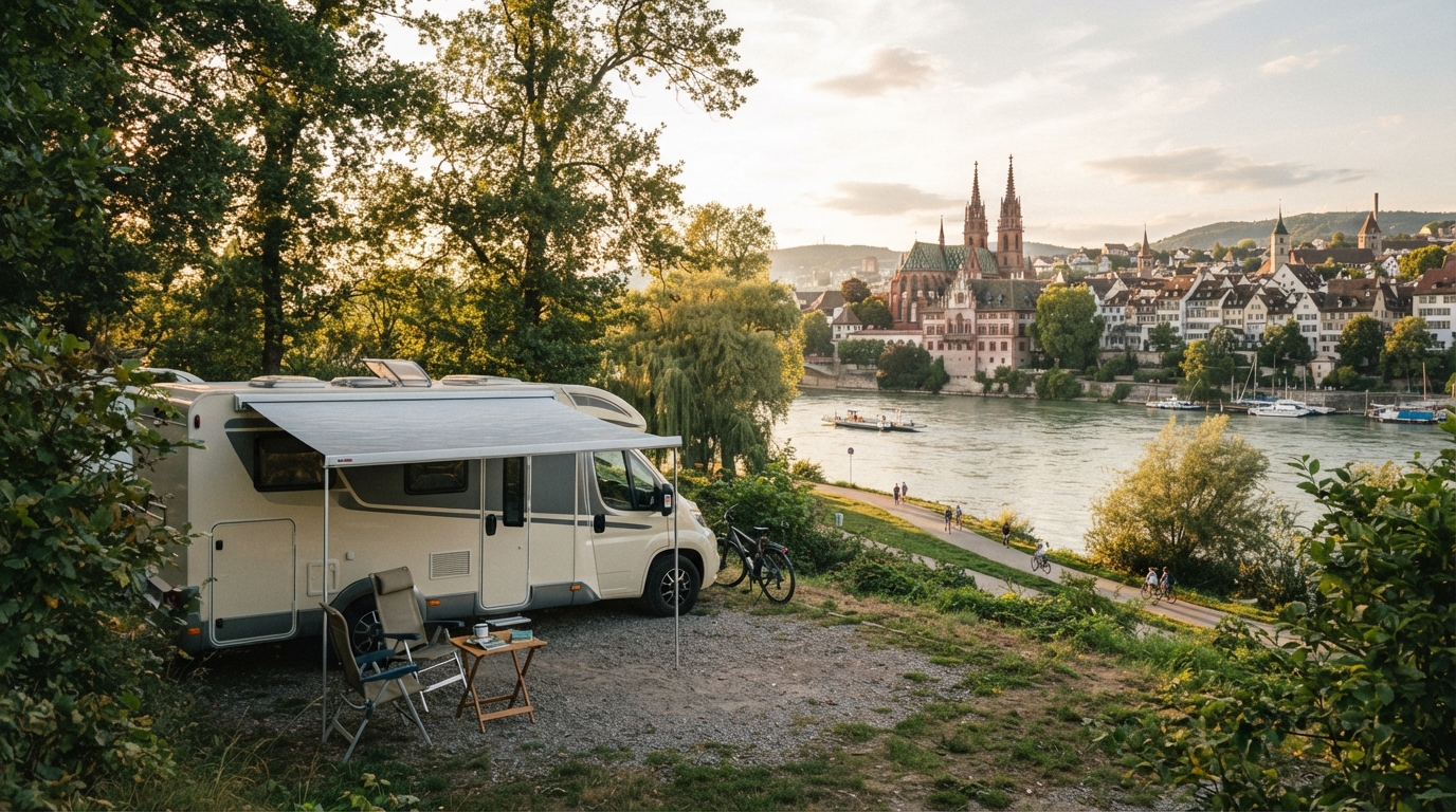 Basel roundtrip - Winter Christmas markets — Basel RV road trip landscape