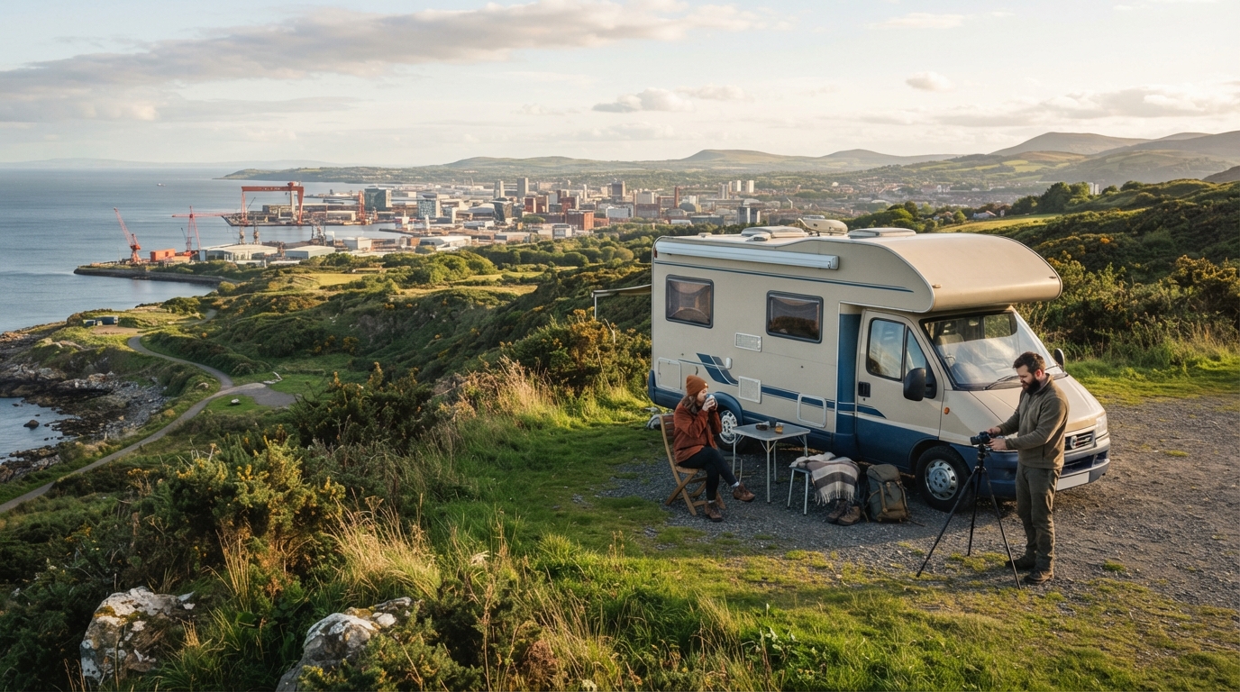 Belfast Round Trip - Family Motorhome Journey Across Northern Ireland — Belfast scenic landscape