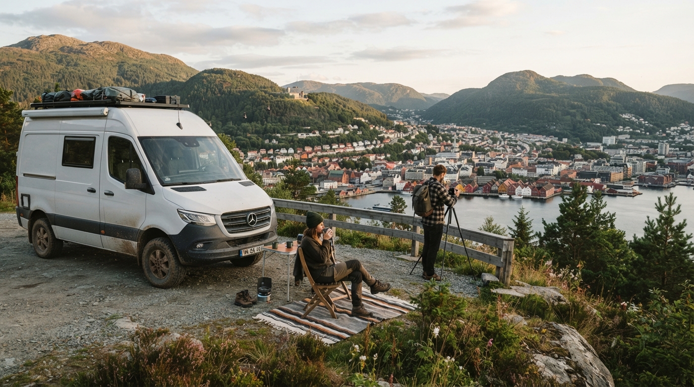 Bergen Round trip - Norway’s Coastal Wonders — Bergen scenic landscape