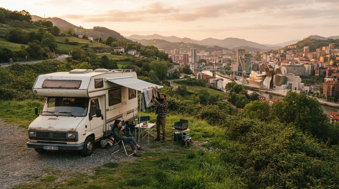Bilbao Roundtrip - Including the Pyrenees & Barcelona — Bilbao RV road trip landscape
