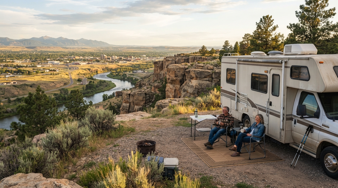 Billings to Atlanta - Mountains, Music & Motorhomes: Billings to Atlanta Road Trip — Billings RV road trip landscape